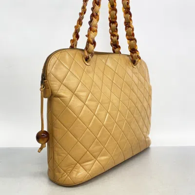 Pre-owned Chanel Brown Leather Tote Bag ()
