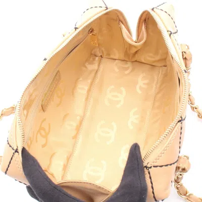Pre-owned Chanel Brown Leather Tote Bag ()