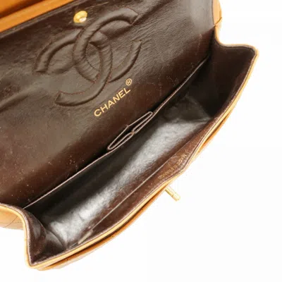 Pre-owned Chanel Camel Leather Shoulder Bag () In Brown