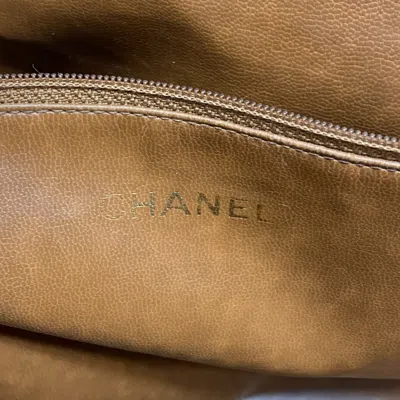 Pre-owned Chanel Brown Leather Tote Bag ()