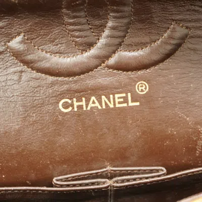 Pre-owned Chanel Camel Leather Shoulder Bag () In Brown