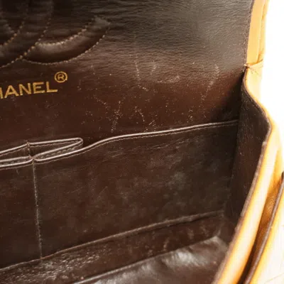 Pre-owned Chanel Camel Leather Shoulder Bag () In Brown