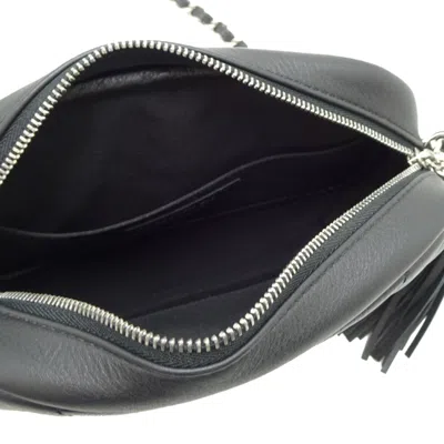 Pre-owned Chanel Chevron (v Stitch) Black Shoulder Bag ()