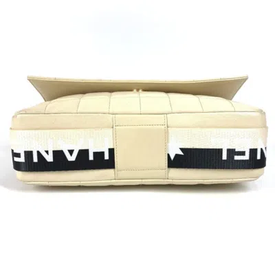 Pre-owned Chanel Chocolate Bar Black White Leather Pochette Shoulder Bag () In Multi