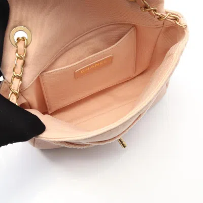 Pre-owned Chanel Denim Pink Denim Shoulder Bag ()