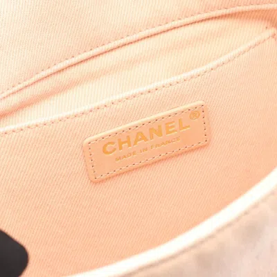 Pre-owned Chanel Denim Pink Denim Shoulder Bag ()