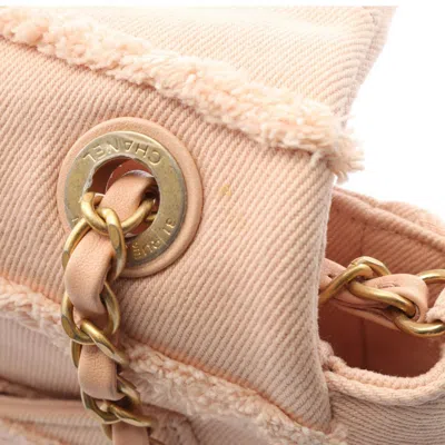 Pre-owned Chanel Denim Pink Denim Shoulder Bag ()