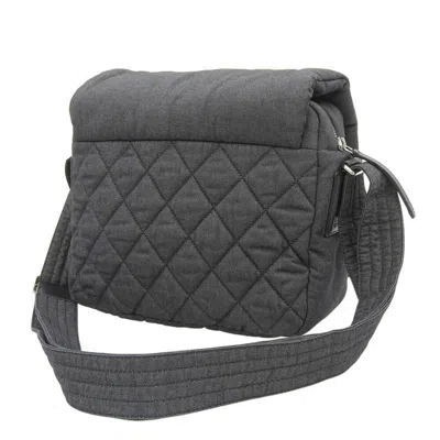 Pre-owned Chanel Gray Canvas Shoulder Bag ()
