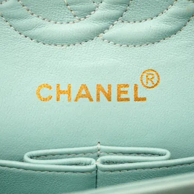 Pre-owned Chanel Green Leather Shoulder Bag ()