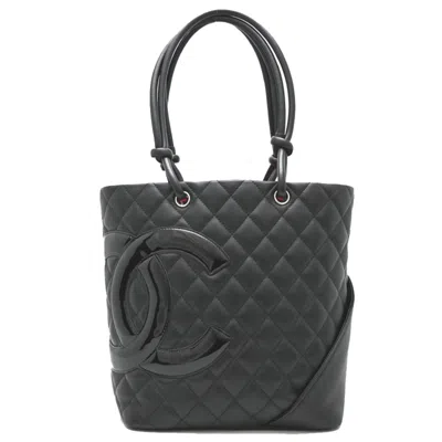 Pre-owned Chanel Ligne Cambon Black Cambon Ligne Tote Bag ()