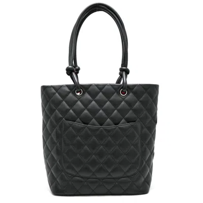 Pre-owned Chanel Ligne Cambon Black Cambon Ligne Tote Bag ()