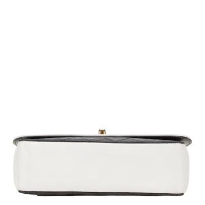 Pre-owned Chanel Matelasse Black White Pouch Shoulder Bag () In Multi