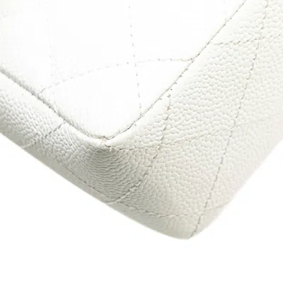 Pre-owned Chanel Matelasse Brown White Wood Shoulder Bag () In Multi