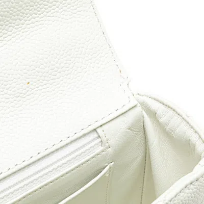 Pre-owned Chanel Matelasse Brown White Wood Shoulder Bag () In Multi