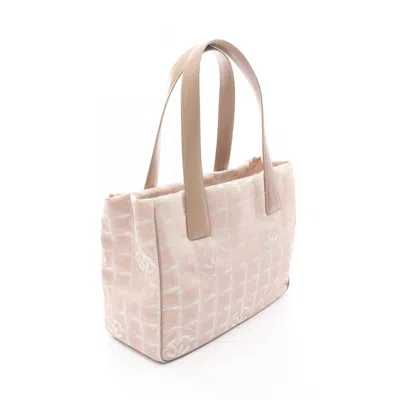 Pre-owned Chanel Pink New Travel Line Tote Bag ()