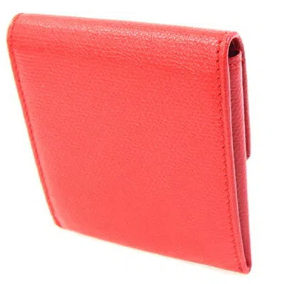 Pre-owned Chanel Red Color Leather Coin Purse/coin Case ()