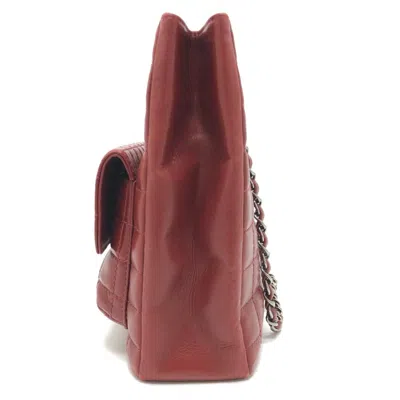 Pre-owned Chanel Red Color Leather Shoulder Bag Tote Bag ()