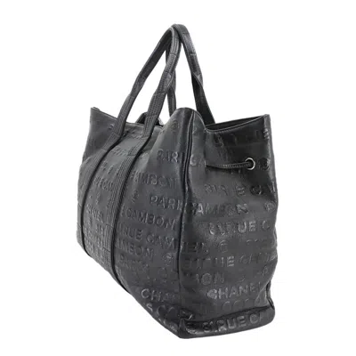 Pre-owned Chanel Unlimited Black Leather Tote Bag ()