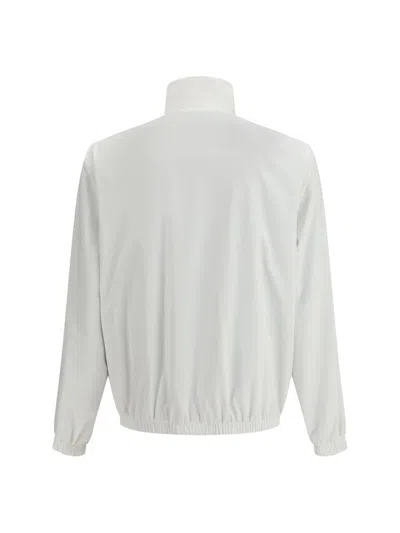 Brunello Cucinelli Reversible Zip-up Lightweight Jacket In White