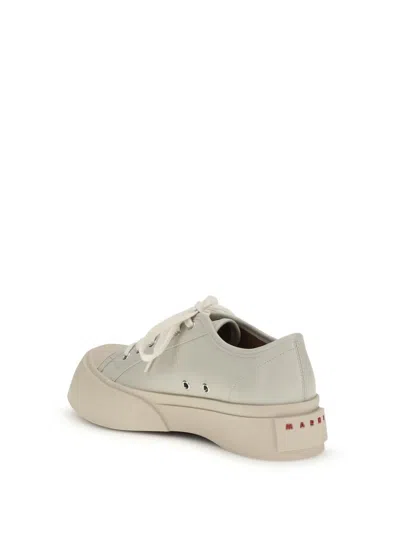 Marni Pablo Lace-up Sneakers In Gray
