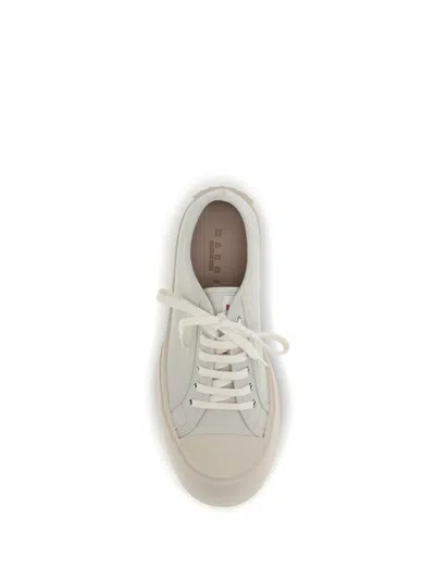 Marni Pablo Lace-up Sneakers In Gray
