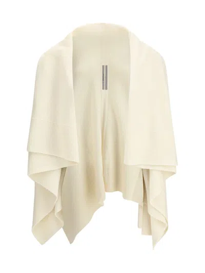 Rick Owens Wool Cardigan In Neutral