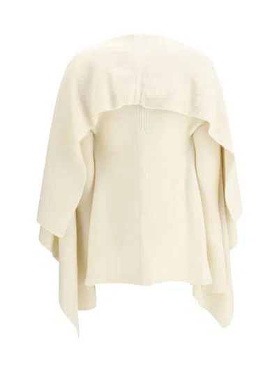 Rick Owens Wool Cardigan In Neutral