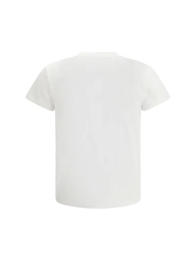 Mm6 Maison Margiela White Cotton Clothing T-shirts And Polos In White