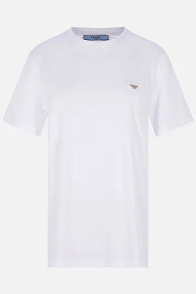 Prada T-shirts And Polos In White