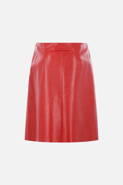 Miu Miu Skirts In Red