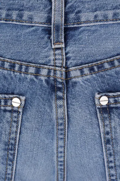 Twp Washed Wide-leg Jeans In Blue