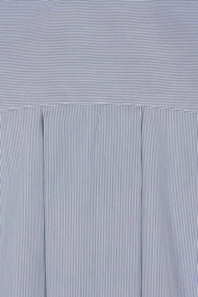 Twp Asymmetrical Striped Shirt In Blue