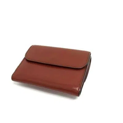 Pre-owned Chloé Brown Leather Wallet (tri-fold) ()