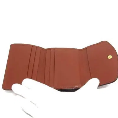 Pre-owned Chloé Brown Leather Wallet (tri-fold) ()