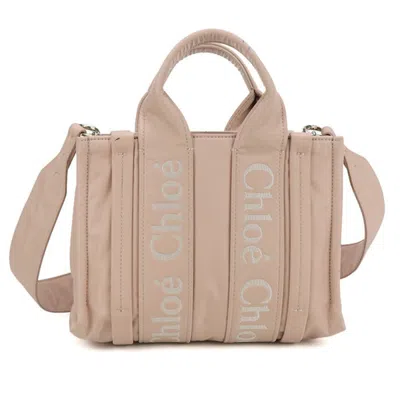 Pre-owned Chloé Pink Nylon Tote Bag ()