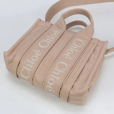 Pre-owned Chloé Pink Nylon Tote Bag ()
