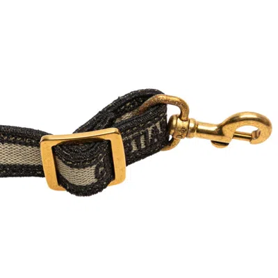 Pre-owned Dior Christian  Beige Black Canvas Shoulder Bag Tote Bag () In Multi