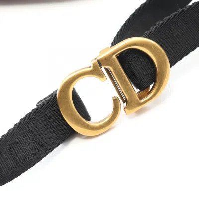 Pre-owned Dior Christian  Beige Bordeaux Canvas Leather Fanny Pack Saddle Bag () In Multi