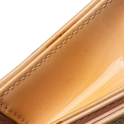 Pre-owned Dior Christian  Beige Patent Leather Shoulder Bag () In Sand