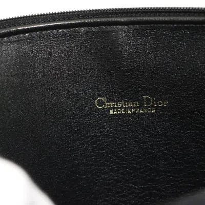 Pre-owned Dior Christian  Black Canvas Clutch Bag ()