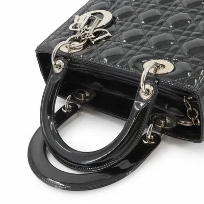 Pre-owned Dior Christian  Black Leather Handbag Shoulder Bag ()