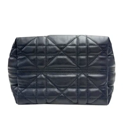 Pre-owned Dior Christian  Black Leather Handbag Tote Bag ()