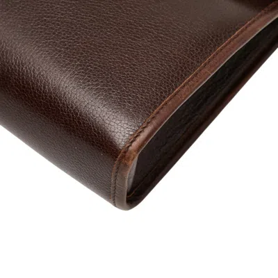 Pre-owned Dior Christian  Brown Leather Shoulder Bag ()