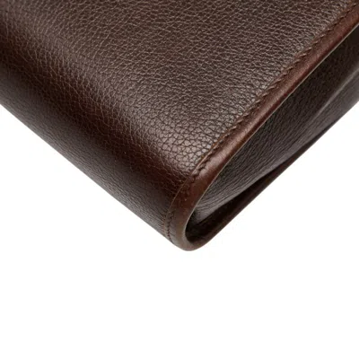 Pre-owned Dior Christian  Brown Leather Shoulder Bag ()