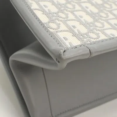 Pre-owned Dior Christian  Gray Jacquard Tote Bag ()