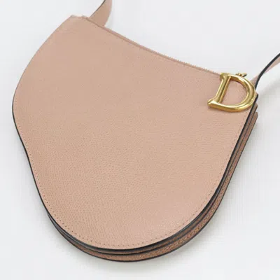 Pre-owned Dior Christian  Pink Leather Shoulder Bag ()
