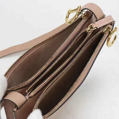 Pre-owned Dior Christian  Pink Leather Shoulder Bag ()