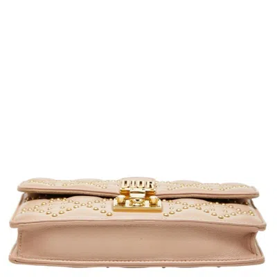 Pre-owned Dior Christian  Pink Leather Shoulder Bag ()