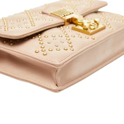 Pre-owned Dior Christian  Pink Leather Shoulder Bag ()