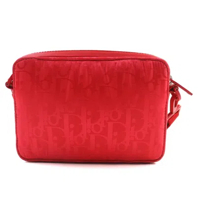 Pre-owned Dior Christian  Red Color Messenger Bag Shoulder Bag ()